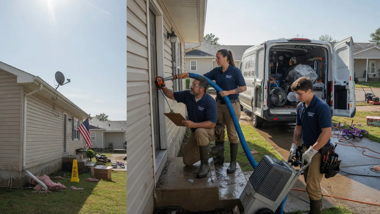 Ceiling Water Damage Restoration in Mcconnelsville, OH near me